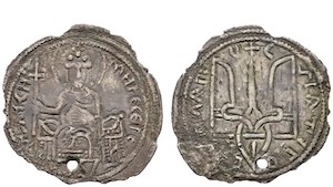 Wladimir I. 980-1015. Billon-Srebrennik. Typ IV